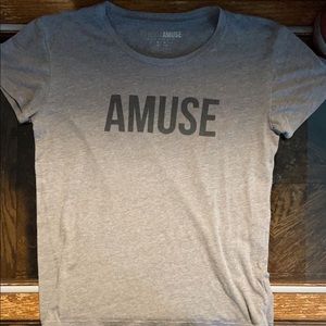 Dark grey ‘AMUSE’ shirt